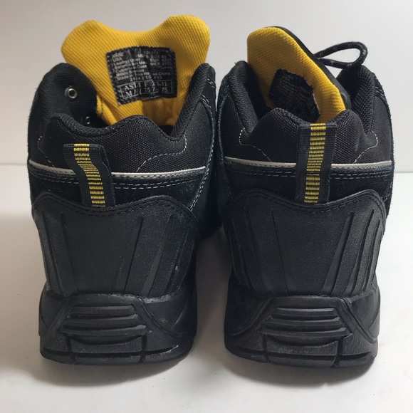 Brahma Kane Black Leather Work Safety Steel Toe Boots - Picture 4 of 12